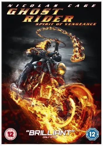 Ghost Rider: Spirit of Vengeance DVD (2012) Nicolas Cage, Neveldine (DIR) cert