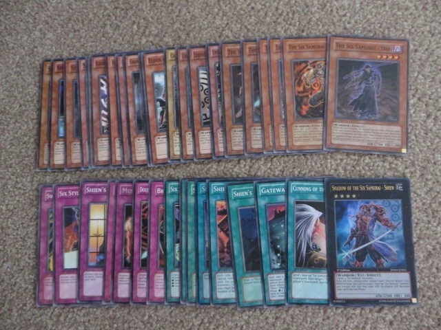 YuGiOh! Six Samurai Deck Builder Card Set - Legendary/Shien/Kageki