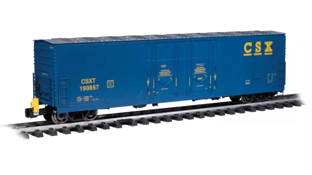 Nouveauté Bachmann 53' CSX Box Car Avec Endlicht & Essieux Article: 93552