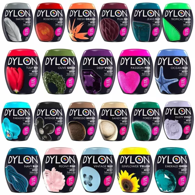 DYLON Washing Machine Fabric Dye Pod for Clothes & Soft Furnishings, 1pk of 350g