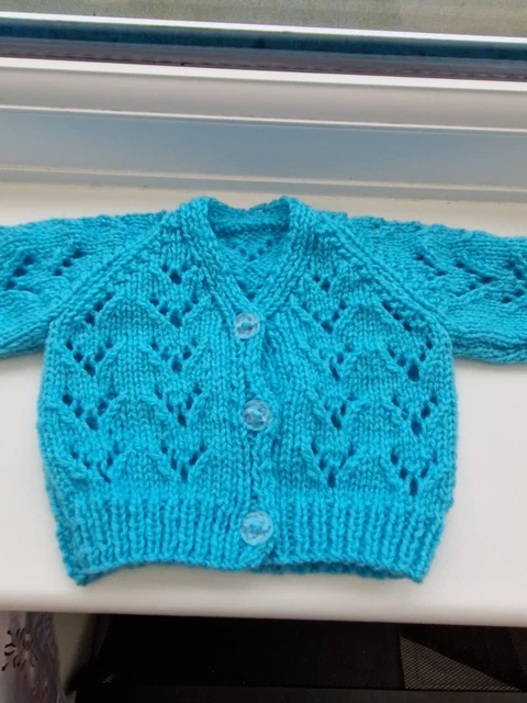 hand knitted baby cardigans