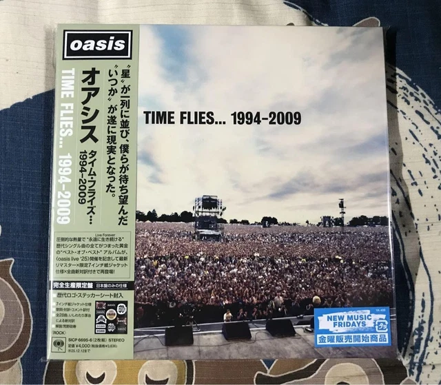 OASIS TIME FLIES 1994-2009 Limited Edition CD with Sticker