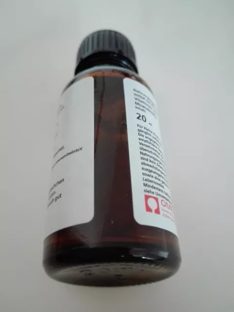 30x Braunglasflasche GL18 Schraubverschluss Apothekerflasche Medizinflasche 20ml 3