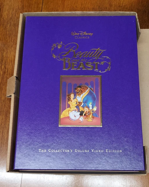 WALT DISNEY BEAUTY & the Beast Collector's Deluxe Video Edition VHS NEW