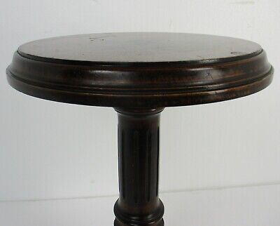 Wooden Side Wine Display Table Pedestal Plant Bonsai Flower Stand Barn Country 3