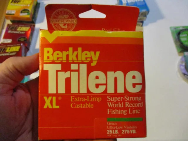 Berkley Brand Trilene Xl Fishing Line 25Lb Test 275 Yds New Green Ultra-Low Vis