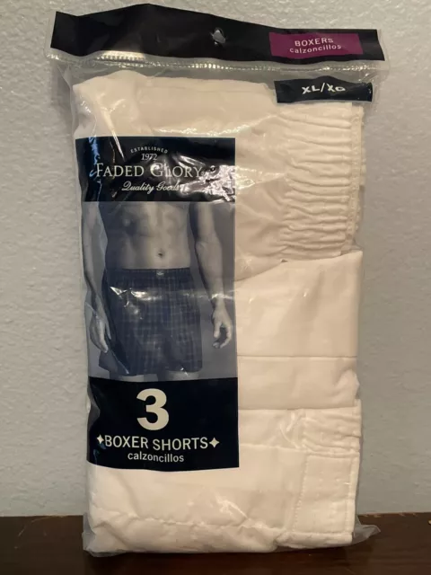 new old stock faded glory boxers, size XL new old stock faded glory boxers, size XL