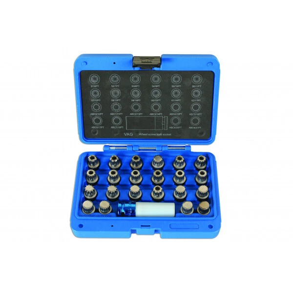 Set chiavi dado ruota laser - VAG - 23 pezzi