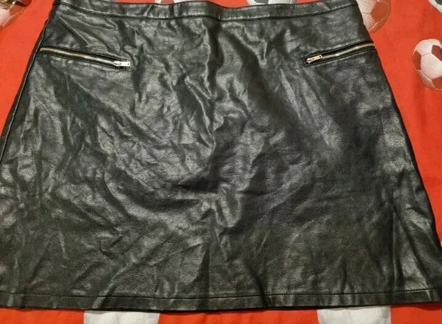 ASDA GEORGE LEATHER Look Skirt 4.00 PicClick UK
