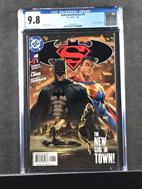 Superman Batman 8 CGC 9.8 DC 2004 1st Modern Kara Zor -El Supergirl Turner Art