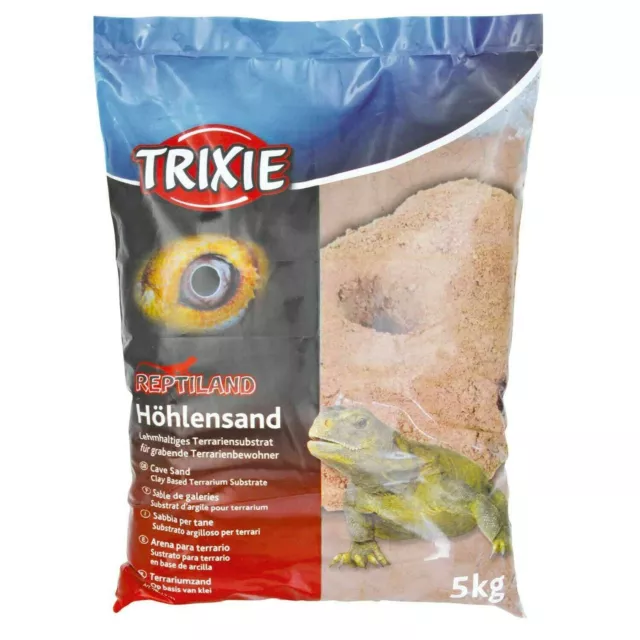 Trixie 76133 Terrarium Cave Sand 5 kg Dark Red