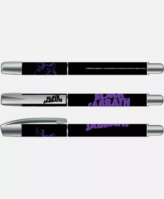 BLACK SABBATH Logo Gel Pen: Ozzy Osbourne Official Licensed Merchandise fan gift