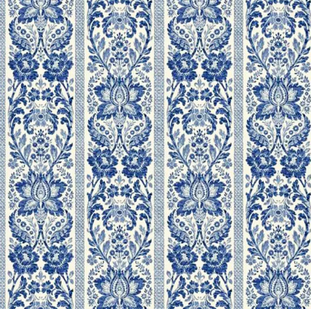 Dolls House Wallpaper 1/12th 1/24th scale Blue Quality Paper #222