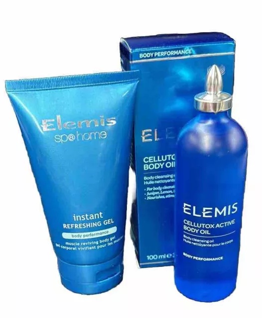 ELEMIS INSTANT REFRESHING GEL  150ml  & CELLUTOX ACTIVE BODY OIL 100ml