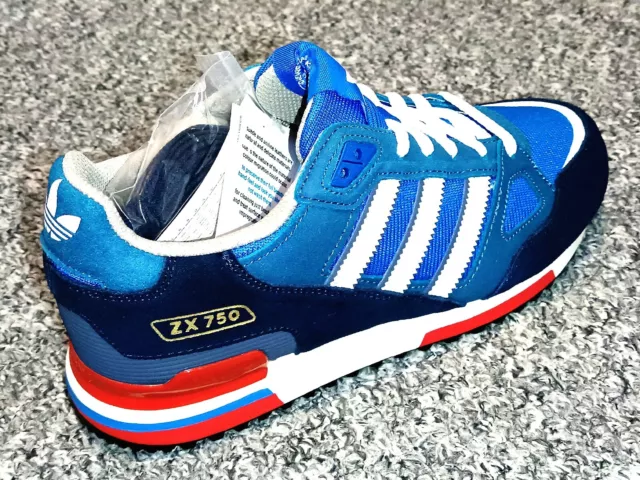 SCARPE DA GINNASTICA Adidas Originals ZX 750 G96718 UK taglie da 7