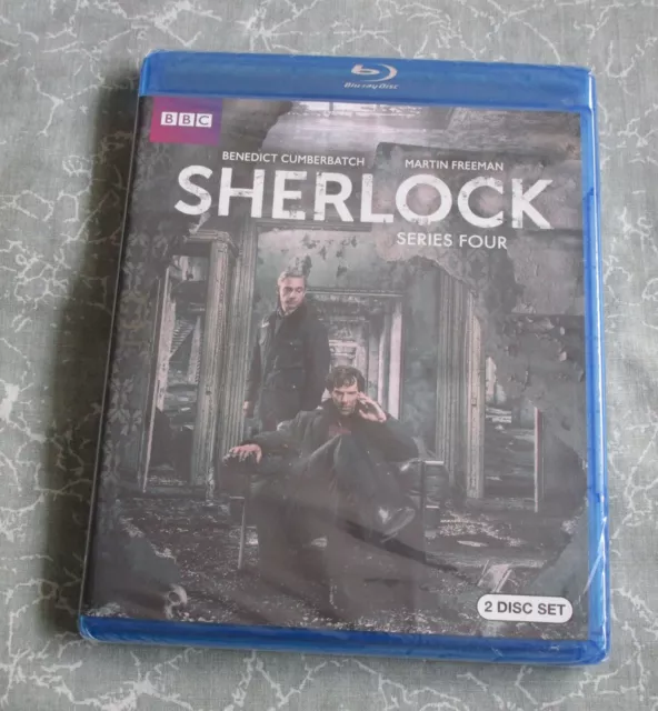 SHERLOCK Series Four Season 4 - Martin Freeman BRAND NEW BLU-RAY Free Shipping