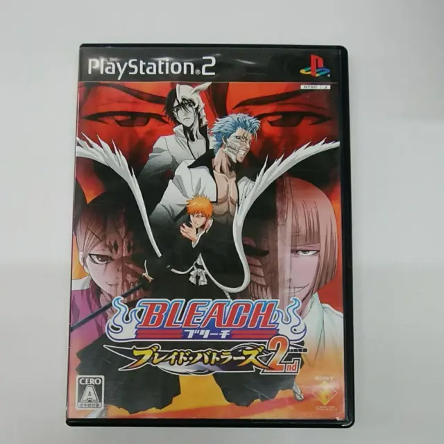 Playstation 2 Bleach Blade Battlers 2nd Japanese VIdeo Game PS2 From Japan