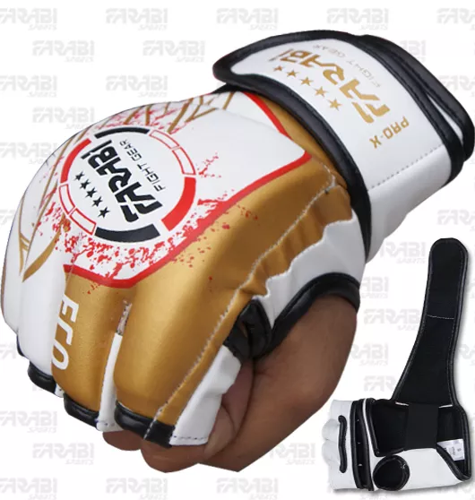 Gants Farabi MMA grappling poinçonnage gants d'entraînement