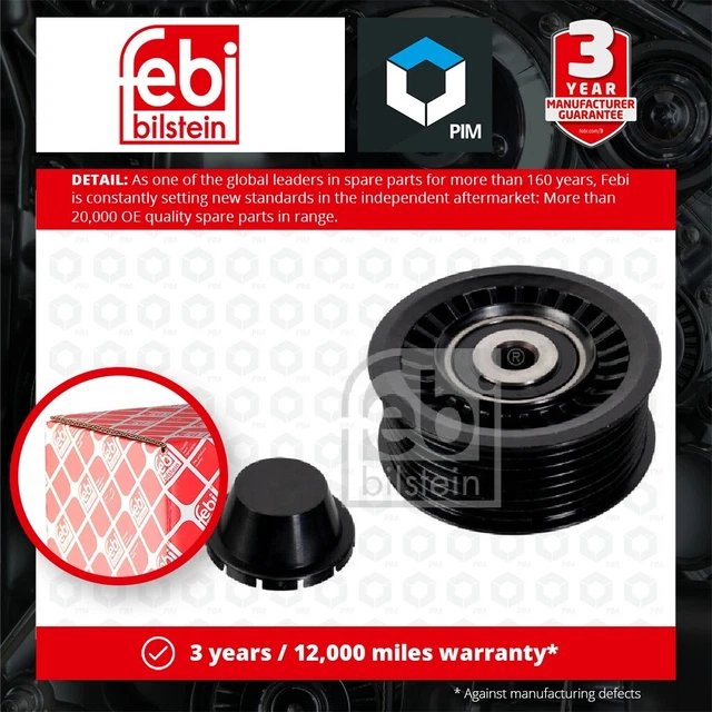 Puleggia con cintura Aux inattiva adatta a DACIA SANDERO Mk2, MK3 9 1.0 2012 su guida H4B400 nuova