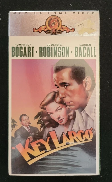 KEY LARGO VHS Cassette Humphrey Bogart Lauren Bacall John Huston New ...
