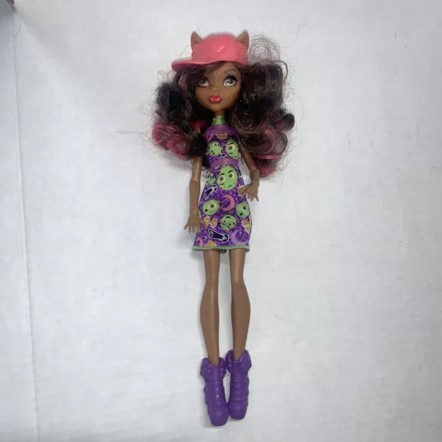 Monster High Clawdeen Wolf Doll Emoji Dress Daughter Of The Werewolf 2016 Mattel