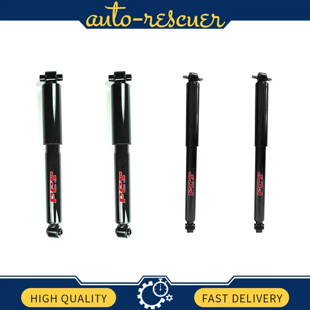 FCS Front & Rear Shocks for 92 - 99 Chevrolet Suburban Tahoe Yukon K1500 4x4 4WD