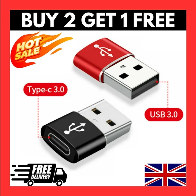 USB to Type C Adapter 3.0 USB-C 3.1 Male OTG A Female Data Connector Converter