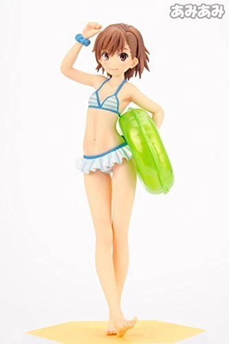 Dengeki 20th BEACH QUEENS A Certain Scientific Railgun Misaka Mikoto Figure