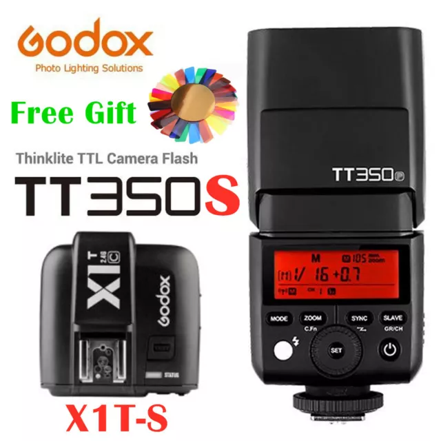 Godox Mini TT350S 2.4G TTL Flash Light Speedlite X1T-S Trigger For Sony Camera