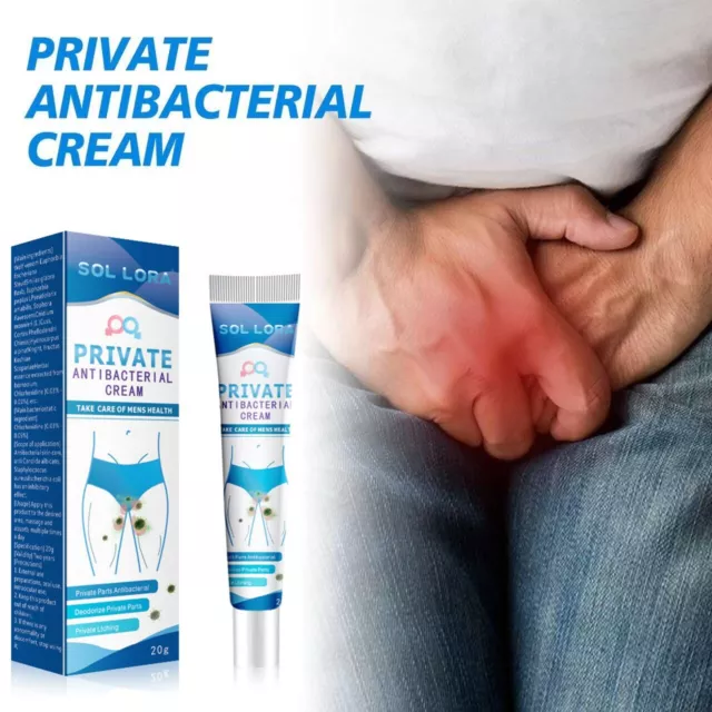 20g Men Private Intimate Cream for Men Balanitis Repair Itching Relief Smooth