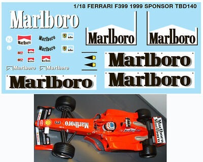 1/43 Ferrari F1 F2004 Michael Schumacher Sponsor Decals TB Decal TBD125 
