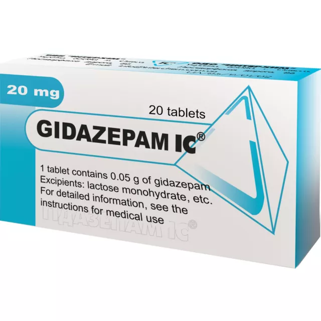 GIDAZEPAM IC 20 mg tablets 20 pcs "Intrechim TVD"