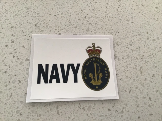 ROYAL AUSTRALIAN NAVY sticker, airforce defence, army, navy, naval ...
