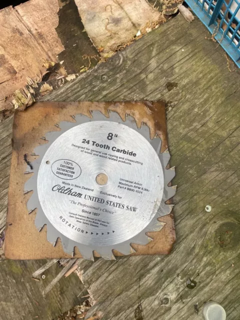 Oldham 8" Stackable 24 Tooth Carbide Tipped Stacked Dado Blade Set
