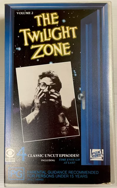 The Twilight Zone Vol 2 VHS Video Cassette Tape Clear Small Box PAL PG Horror