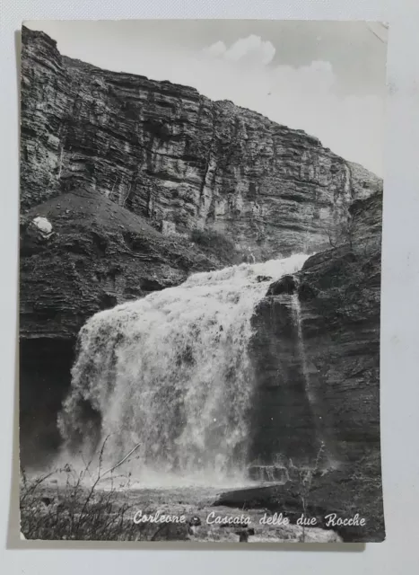 24948 Cartolina - Palermo - Corleone - Cascata delle due Rocche - VG 1969