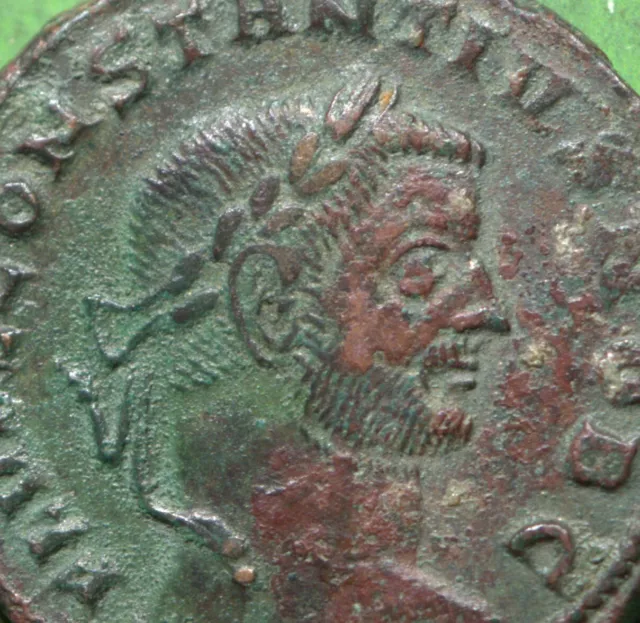 Roman Imperial ae27 Large Follis Coin of Constantius I  @T3P2