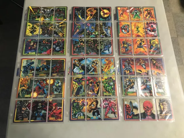 1993 Marvel Universe Series 4 Complete 180 Base Card Set Impel Skybox