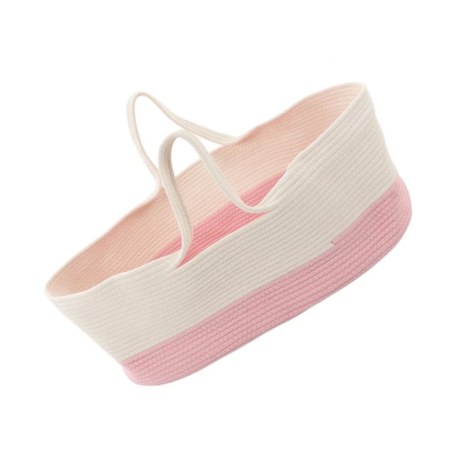 Cesta plegable de dibujos animados para bebé (rosa)