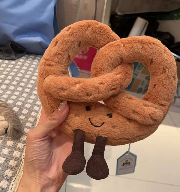 JELLYCAT AMUSEABLES PRETZEL Plush new Soft Adorable Fun most enjoyable ...