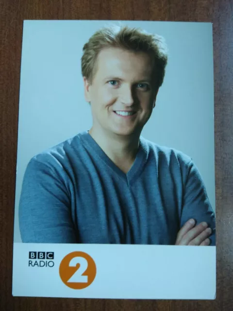 Aled Jones Radio 2 Hand Signed Autograph Fan Cast Photo Card Free Post