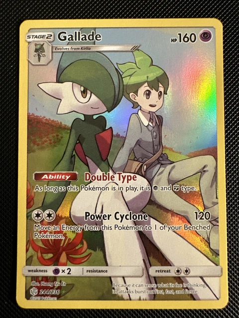 Pokémon TCG Gallade Sun & Moon - Cosmic Eclipse 244/236 Holo Secret Rare