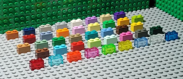 Lego Brick 1 x 2 3004/3065 – Pack of 20 + 2 pcs free - Various Colours FREE P&P
