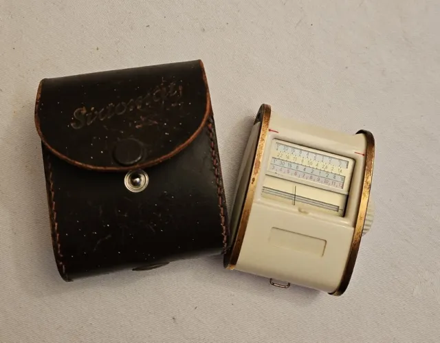 Working Vintage Gossen Sixtomat Selenium Exposure Light Meter Original Case