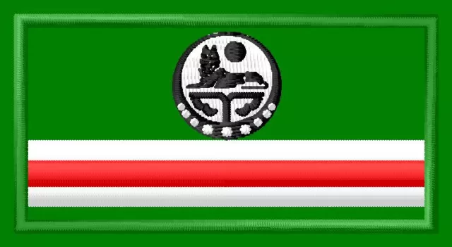 Flag Chechnya  Drapeau Tchétchénie ecusson brodé patche Thermocollant patch