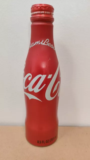 "Rare" Coke Bottle Coca-Cola "Miami Beach Silver" (Usa) 2010