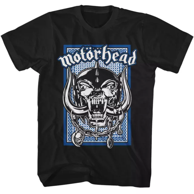 Motorhead Mascotte Bleu Carte à Jouer Homme T Shirt Rock Band Article
