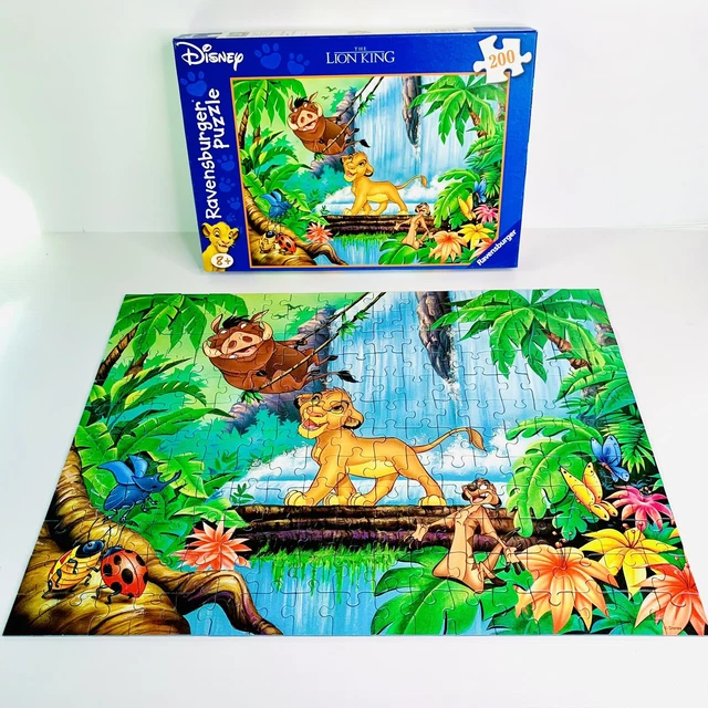RAVENSBURGER JIGSAW PUZZLE 200 Piece Disney Lion King 2005 COMPLETE No ...