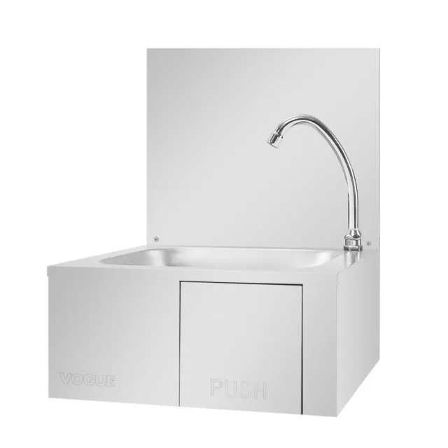 Vogue Stainless Steel Knee Operated Sink - GL280