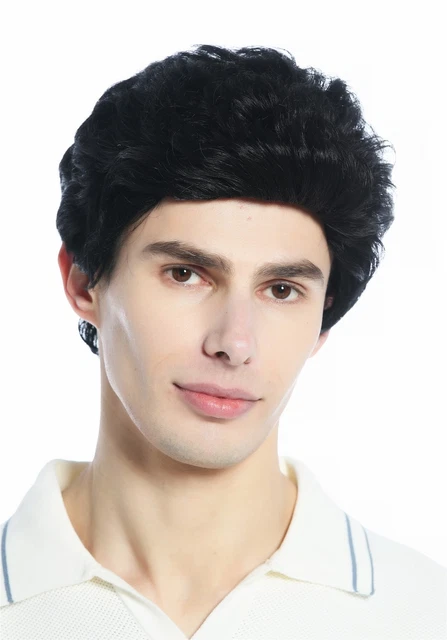 Peluca De Cabello Corto Rizado Con Trenza Larga – Estilo Barroco Para Halloween Y Cosplay